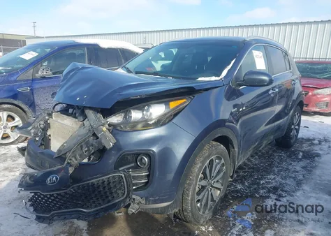 2017 Kia Sportage Ex из США, поврежденный, VIN KNDPNCAC0H7070739